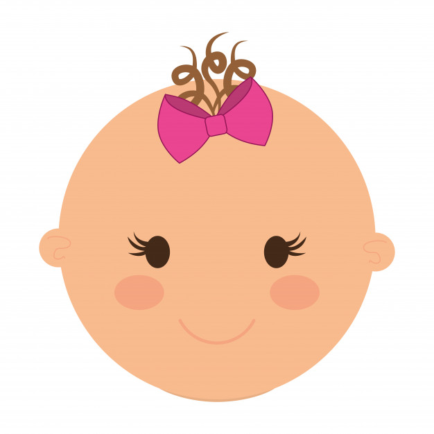 Cute Baby Face Icon Vector Premium Download 626x626 Cute Baby Face Icon Vector Premium Download