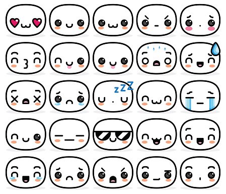 Cute Face Icon At Vectorified.com 