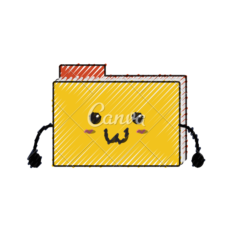800x800 Cute Folder Kawaii