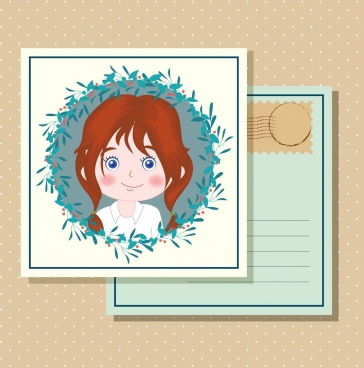 364x368 Vector Cute Girl Icon Free Vector Download
