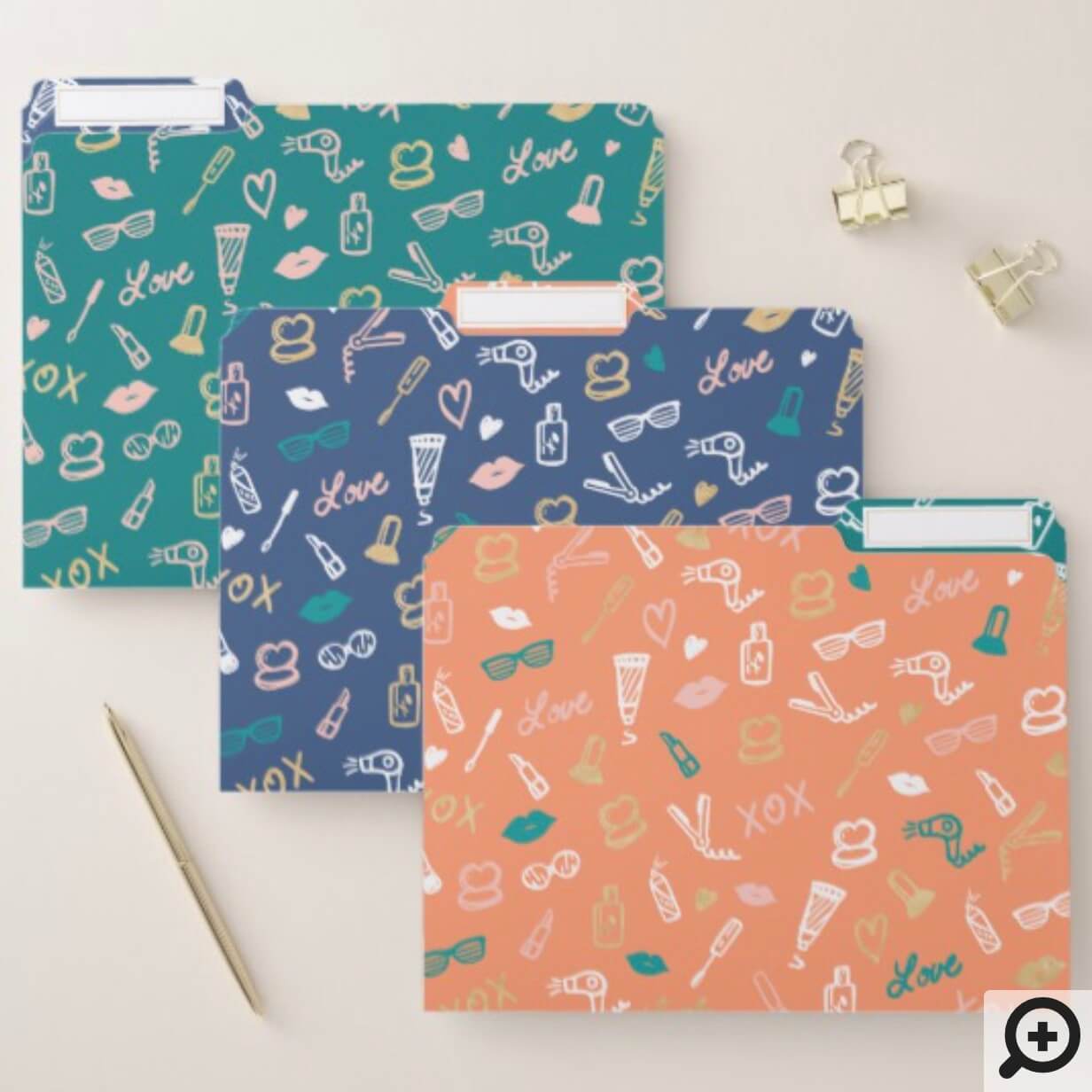 1232x1232 Cute Girly Modern Trendy Chic Beauty Makeup Icon Folder