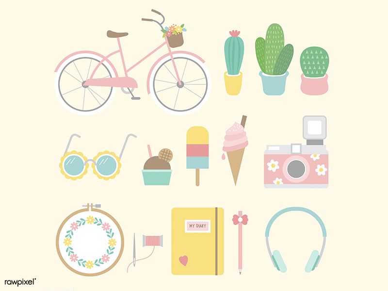 800x600 Girly Lifestyle Icon Set