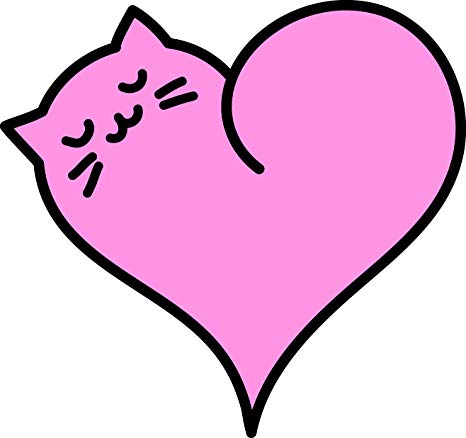 466x438 Cute Girly Kitty Cat Lover Valentine Cartoon Icon