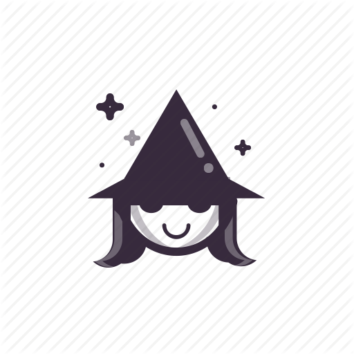 512x512 Cute Witch, Fun, Halloween, Scary, Witch Icon