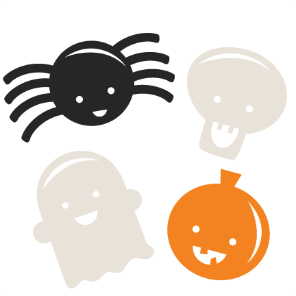 432x432 Halloween Icons Scrapbook Cute Clipart