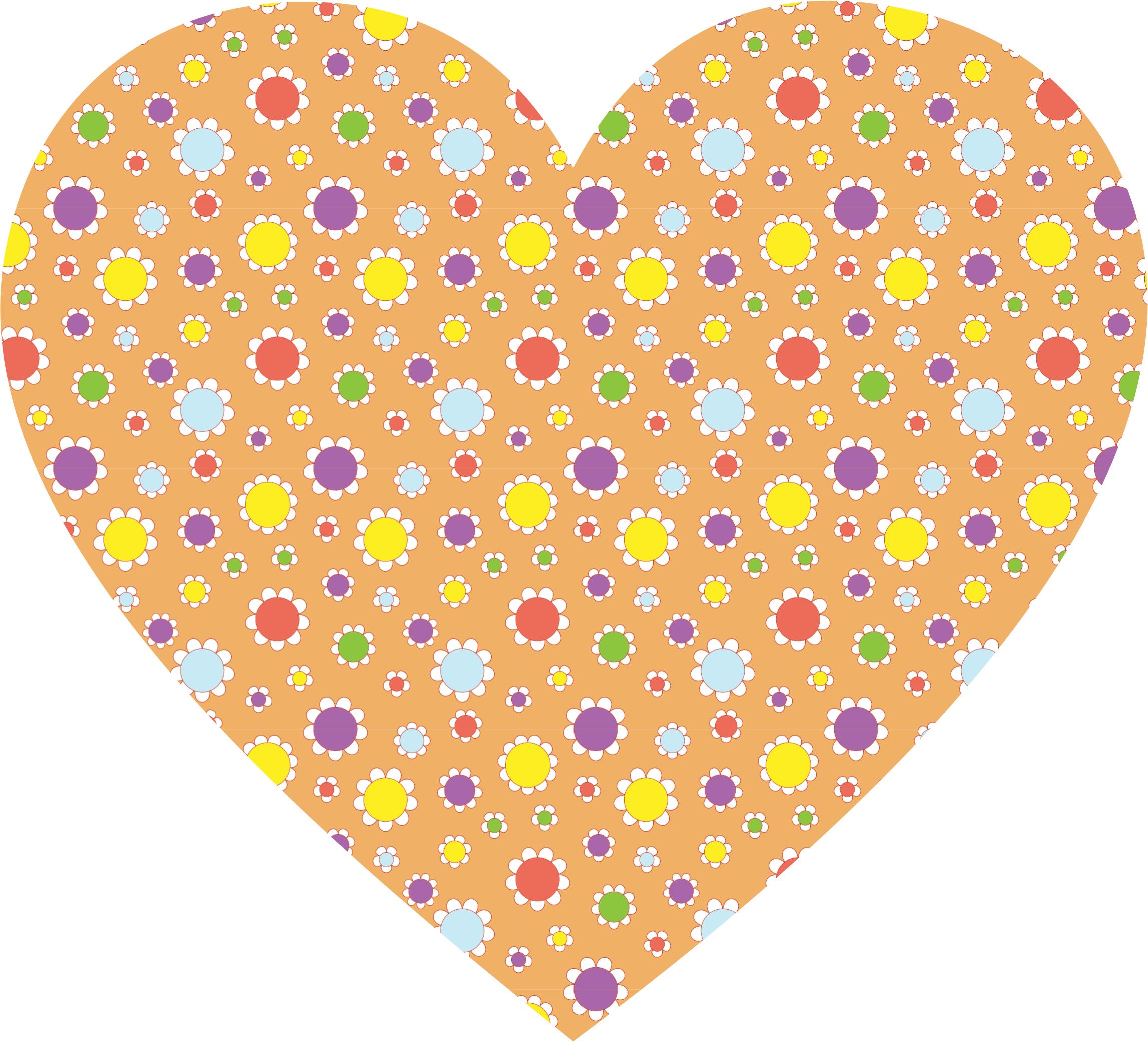 2294x2082 Cute Floral Heart Icons Png