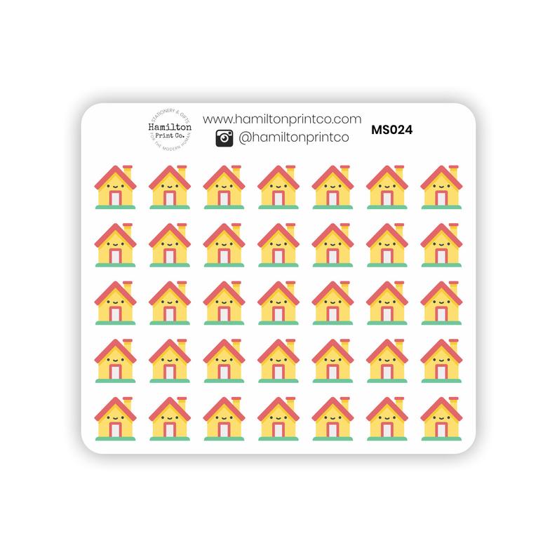 Cute House Mini Sheet Kawaii House Icon Stickers For Your Etsy 794x794 Cute House Mini Sheet Kawaii House Icon Stickers For Your Etsy