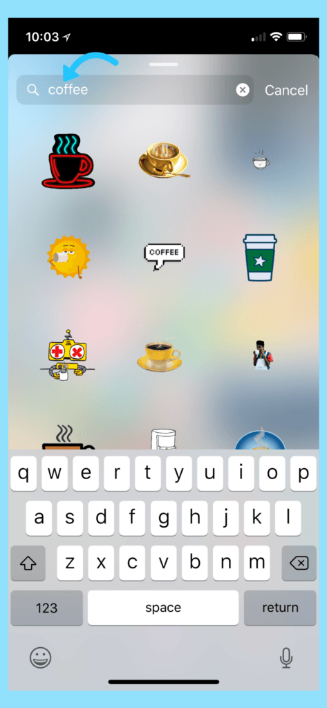 How To Add Gifs To Instagram Stories 473x1024 How To Add Gifs To Instagram Stories