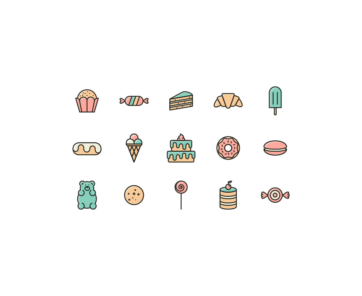 1200x980 Sweets Icon Pack Iconstore