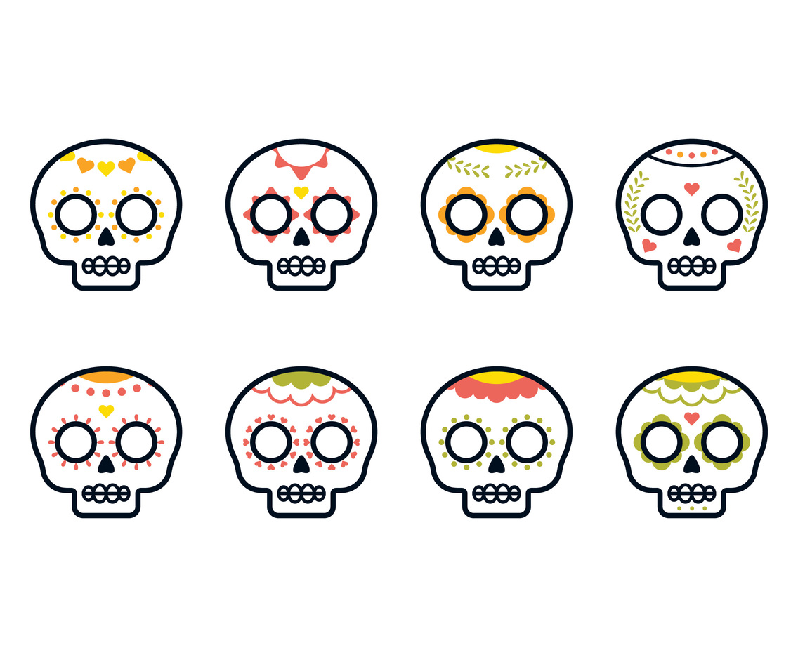 1136x936 Cute Skull Icon Vector Art Graphics