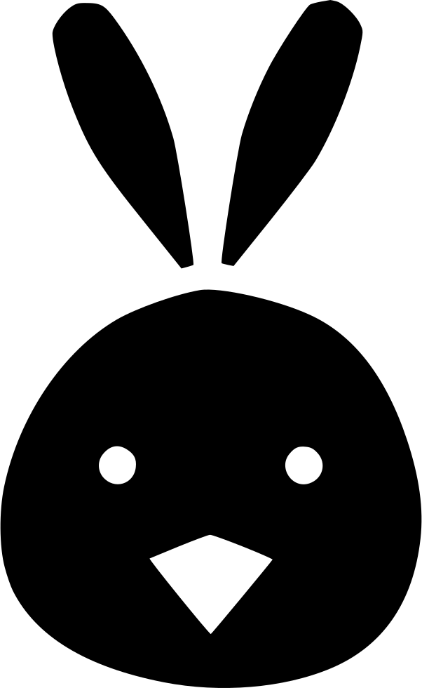 602x980 Chicken Bunny Ears Cute Chickling Rabbit Png Icon Free
