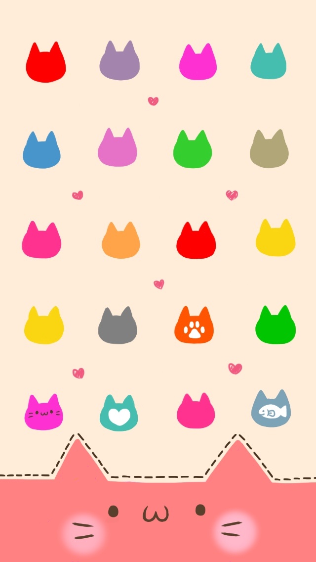 640x1136 Free Download Iphone Iphone Wallpaper Cat Icon Wallpaper