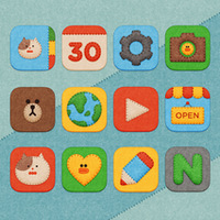 200x200 Sprinkle Cute Over Your Home Screen With Line Deco Wallpapers