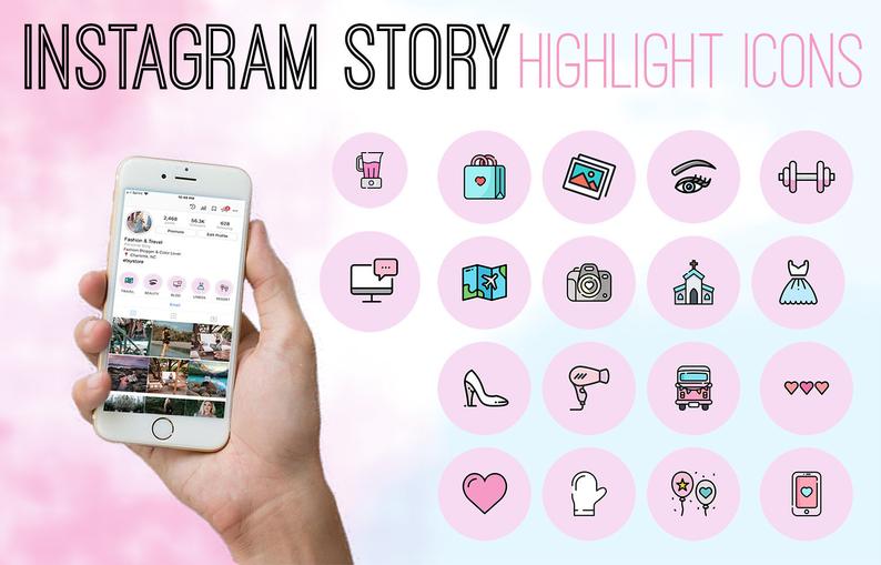 794x509 Instagram Story Highlight Icon Set Instagram Covers For Etsy
