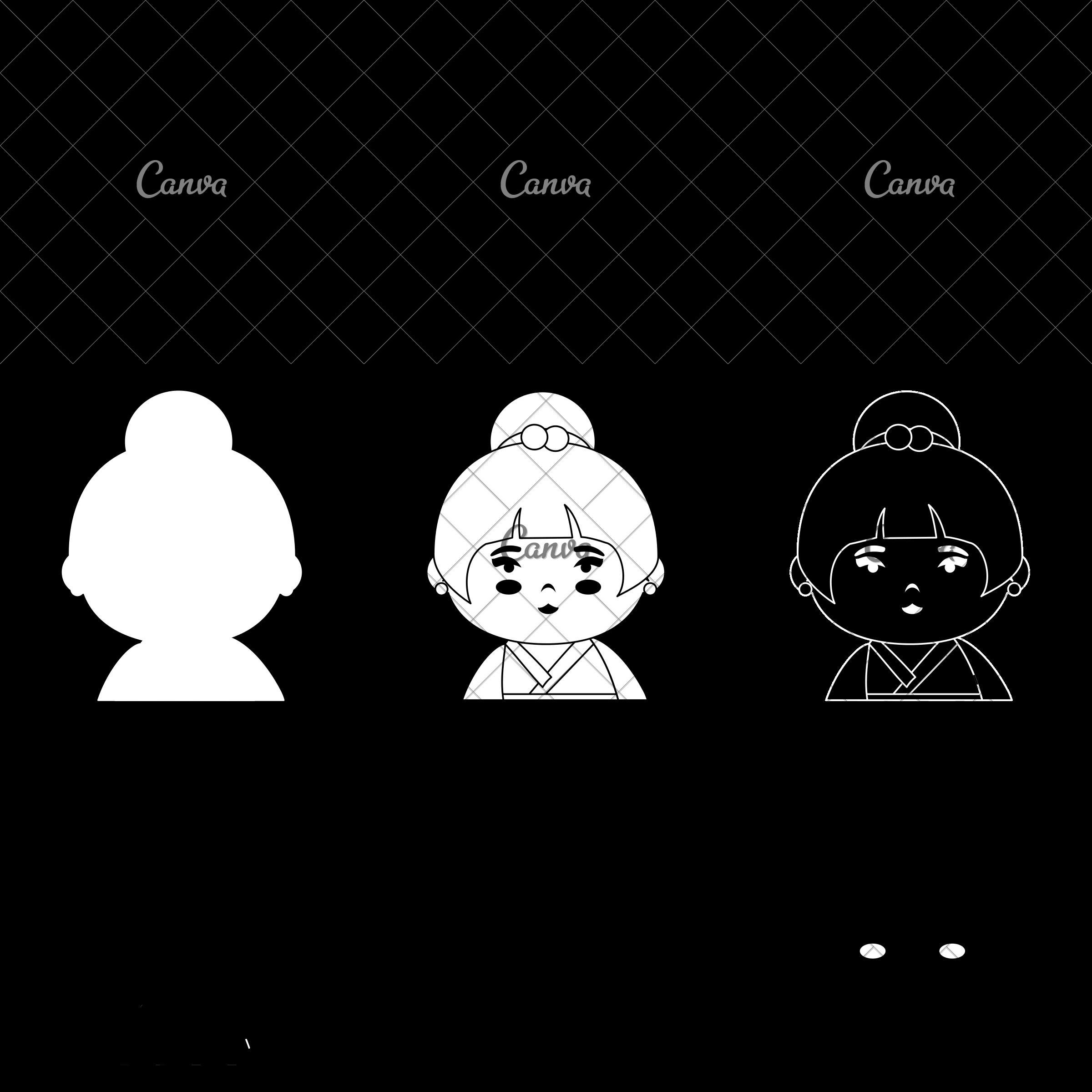 2400x2400 Cute Japanese Girl Icon