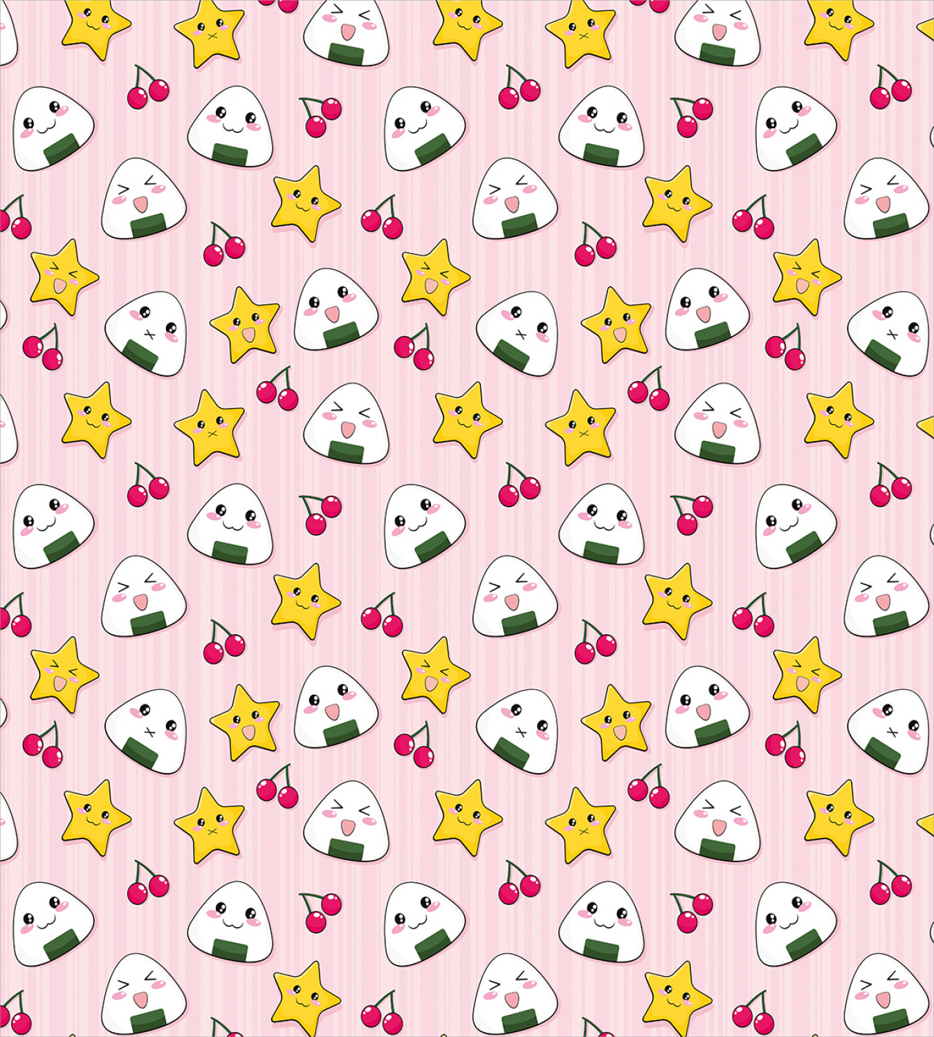 1350x1500 Kids Duvet Cover Set With Pillow Shams Cute Japanese Food Icon