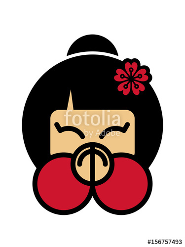 375x500 Arigato Cute Japanese Girl With Palms Folded Before The Face