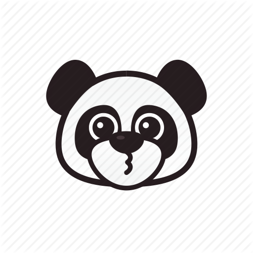 512x512 Cute, Emoticon, Panda, Smile Icon