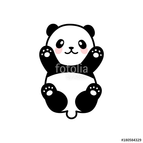 500x500 Cute Panda Vector Icon Stock Image And Royalty Free Vector