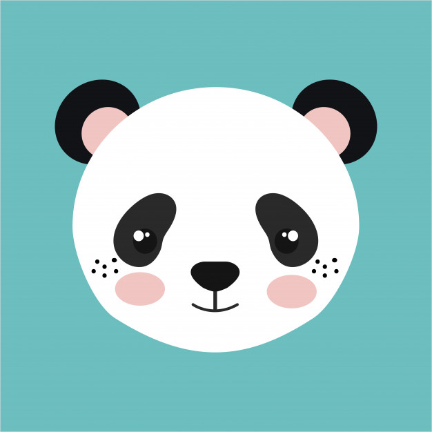 626x626 Cute Panda Bear Isolated Icon Design Vector Premium Download