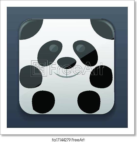 561x581 Free Art Print Of Cute Panda Icon Freeart