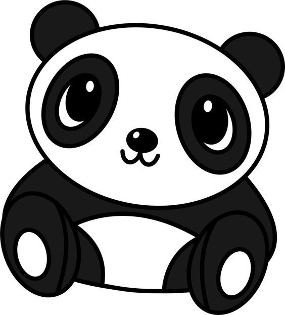 564x623 Cute Panda Icon General In Panda Drawing, Cute Panda
