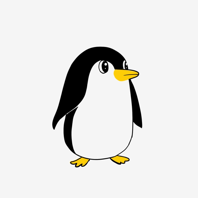 640x640 Cute Penguin Logo Free Png Transparent Layer Material, Penguin