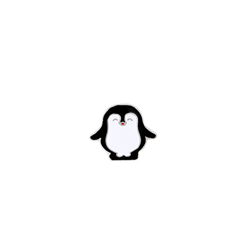 500x500 Cartoon Cute Enamel Pin Smiling Penguin Animal Pins