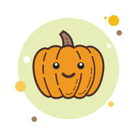 Cute Pumpkin Icon at Vectorified.com | Collection of Cute Pumpkin Icon ...