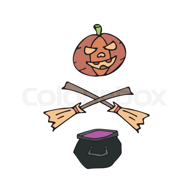 800x800 Happy Halloween Color Vector Icon Stock Vector Colourbox