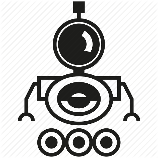 512x512 Cartoon, Character, Cute Robot, Cyborg, Humanoid, Robot, Robotic Icon