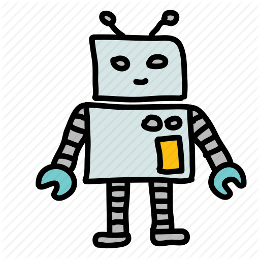 512x512 Cute, Friendly, Robot, Space Icon