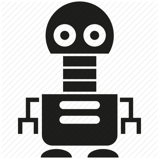 512x512 Android, Cartoon, Character, Cute Robot, Humanoid, Mascot, Robot Icon