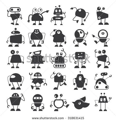 450x470 Cute Robot Design