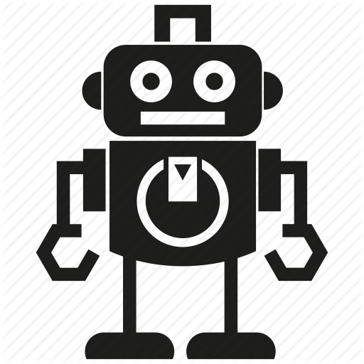 512x512 Android, Cartoon, Cute, Cyborg, Mascot, Robot, Robotic Icon