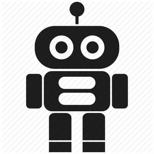 512x512 Android, Cute, Cyborg, Humanoid, Mascot, Robot, Robotic Icon