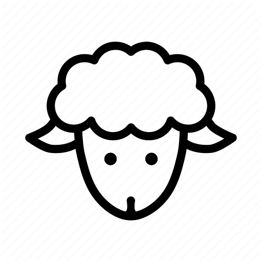 512x512 Cute, Easter, Lamb, Sheep Icon