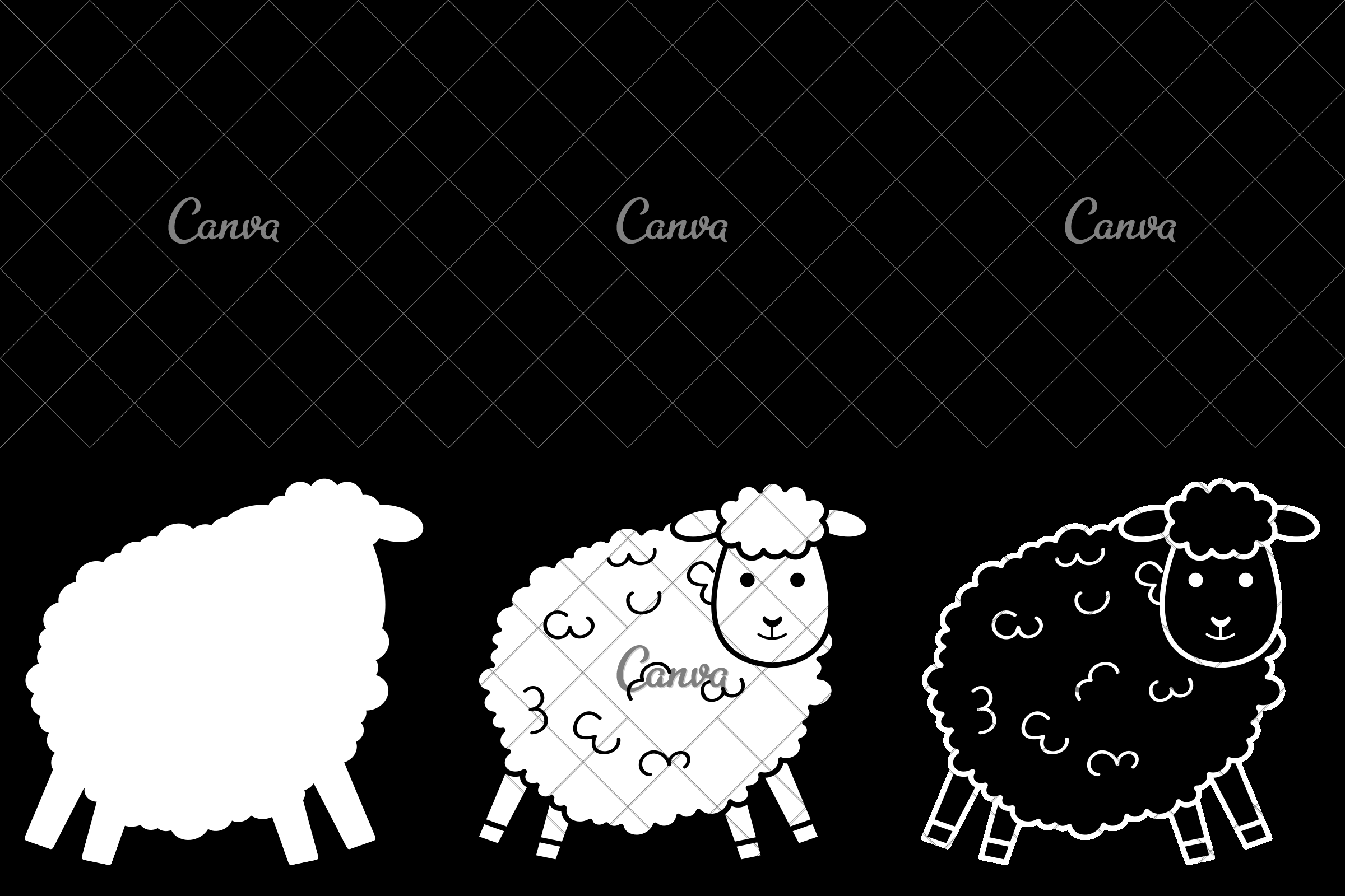 2400x1600 Cute Sheep Character Icon