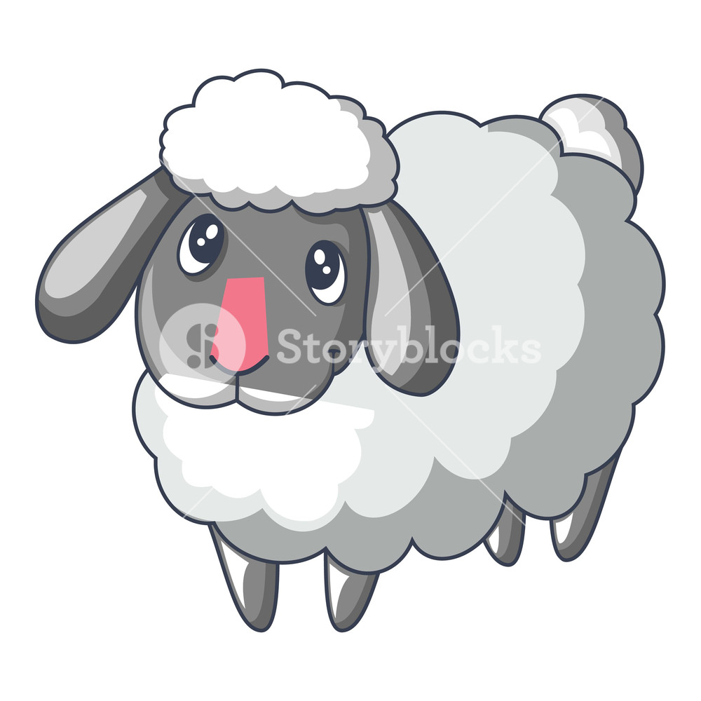 1000x1000 Cute Sad Sheep Icon Cartoon Of Cute Sad Sheep Vector Icon For Web
