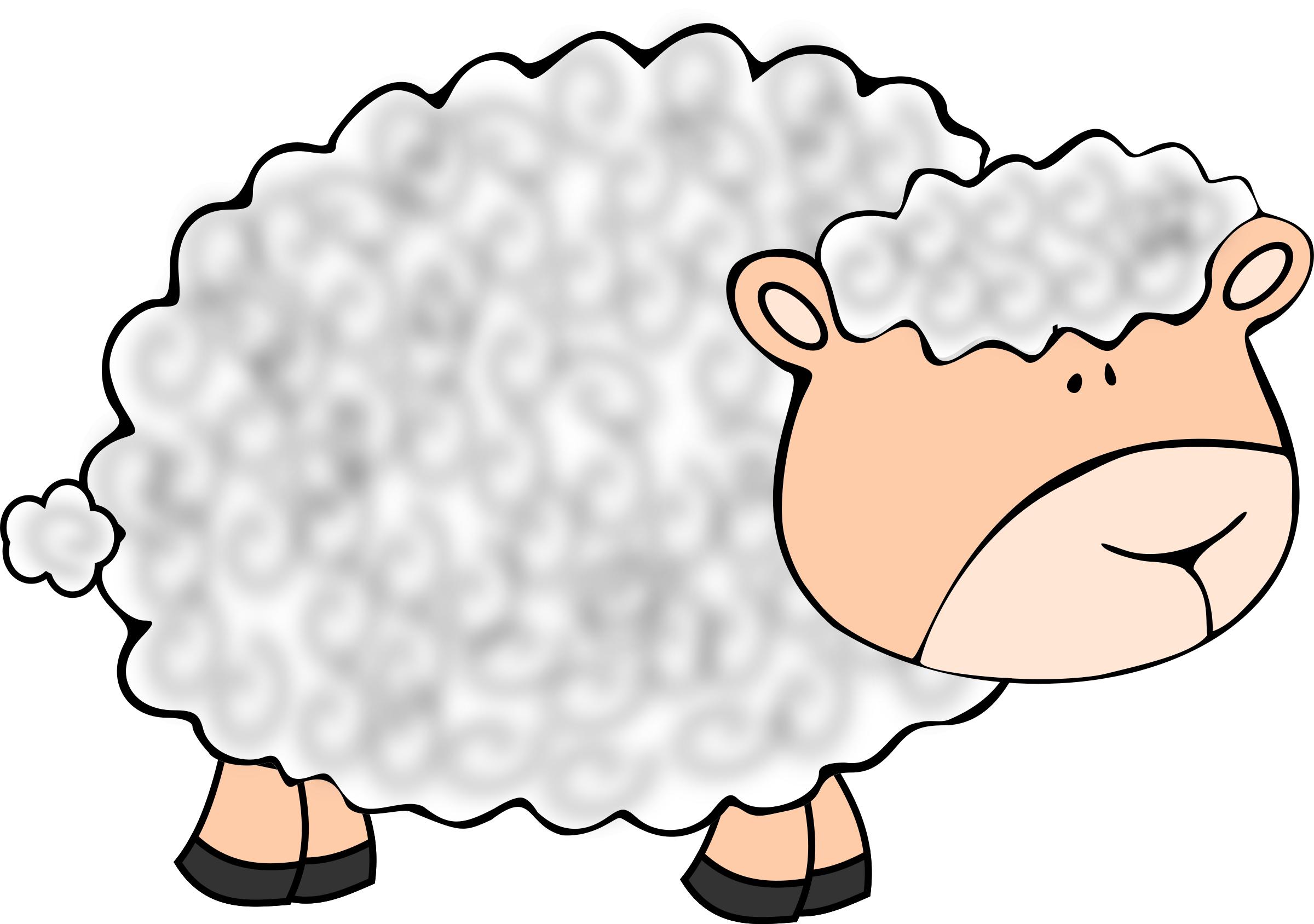 Шерсть овечки рисунок