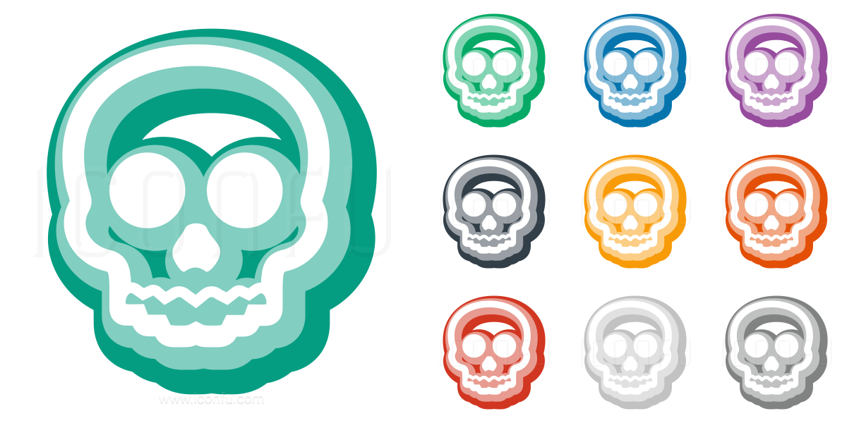1200x600 Skull Icon