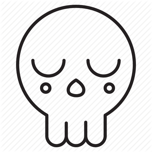 512x512 Fall, Cute, Evil, Halloween, Monster, Skull Icon