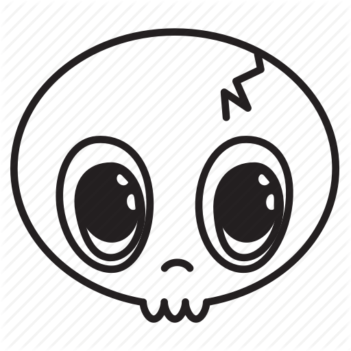 512x512 Fall, Halloween, Holiday, Monster, Serious, Skull Icon