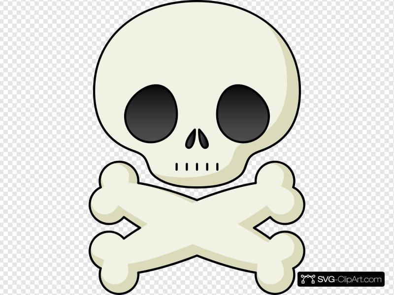 800x600 Cute Skull Clip Art, Icon