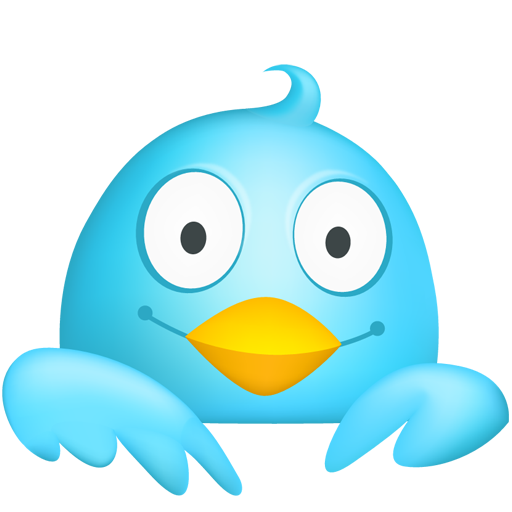 512x512 Cute Twitter Icon Png