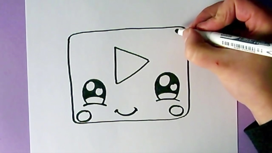 900x506 How To Draw Cute Youtube Icon