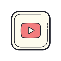 200x200 Play Button Icon