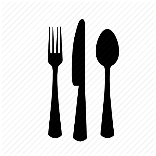 512x512 Cutlery, Fork, Kitchen, Knife, Spoon Icon