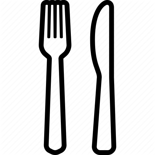 512x512 Butter, Cutlery, Flatware, Fork, Knife, Restaurant, Silverware Icon