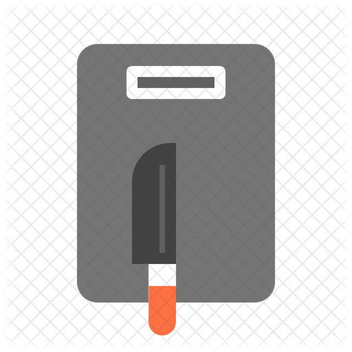 512x512 Cutting Board Icon Of Flat Style